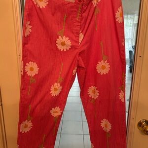 Lily Pulitzer  Pink Floral Pants